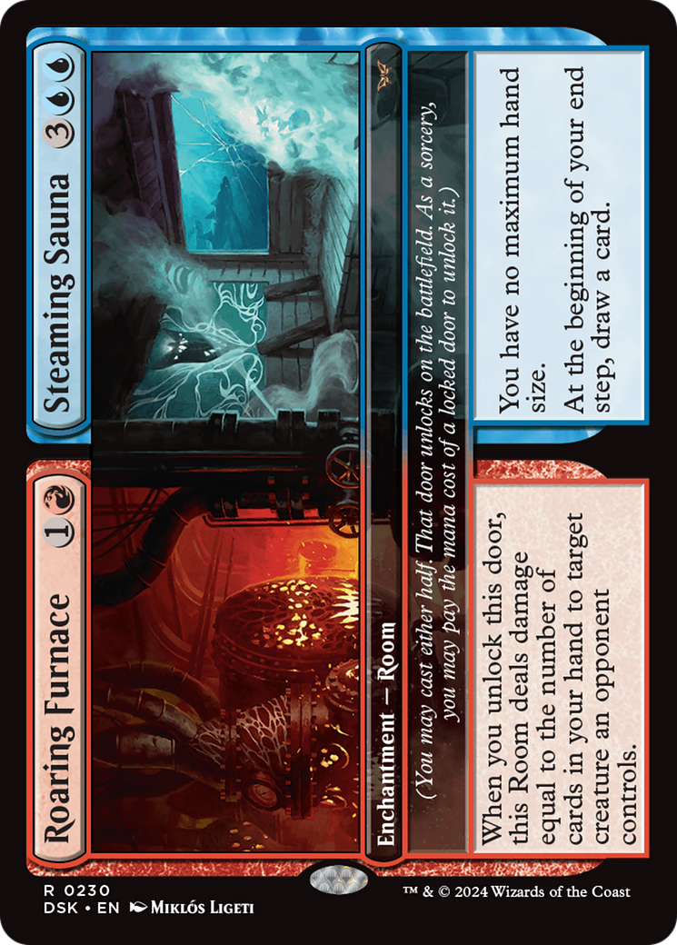 Roaring Furnace // Steaming Sauna (230) [Duskmourn: House of Horror]
