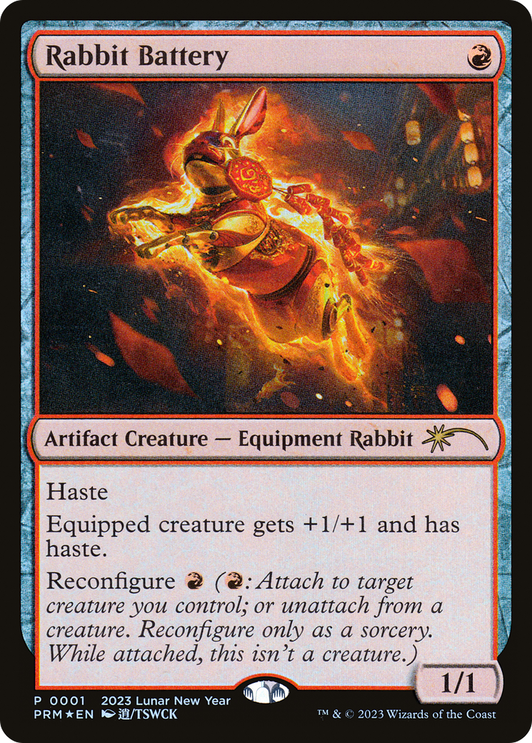 Rabbit Battery (Year of the Rabbit 2023) (1) [Unique and Miscellaneous Promos]