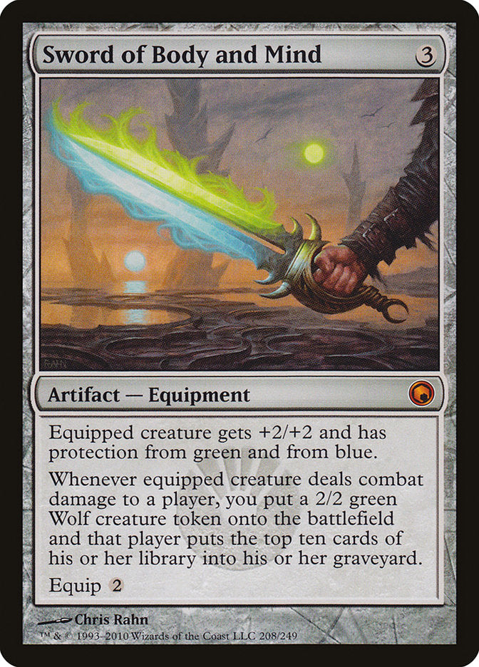 Sword of Body and Mind (208) [Scars of Mirrodin]