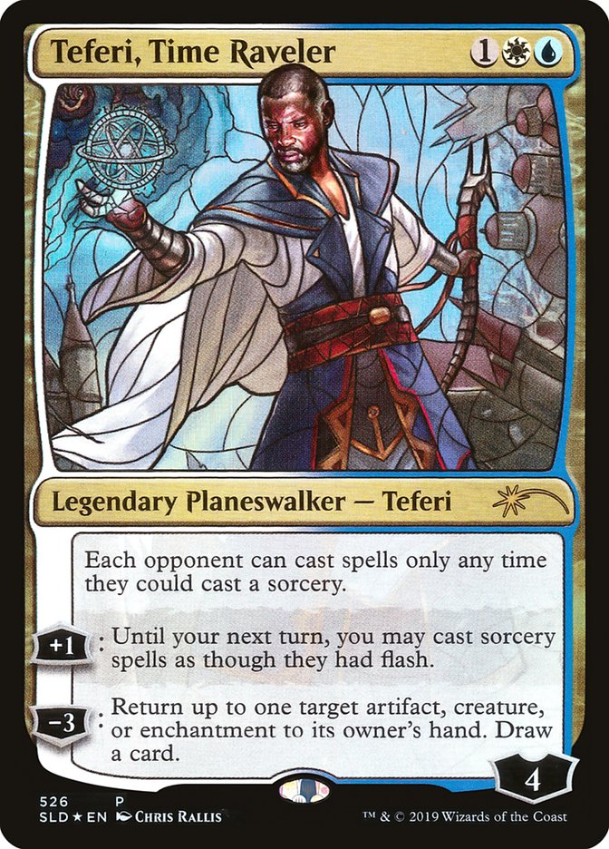 Teferi, Time Raveler (Stained Glass) (526) [Secret Lair Drop Series]
