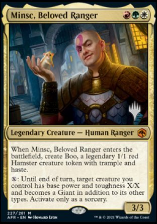 Minsc, Beloved Ranger (227) [Promo Pack: Adventures in the Forgotten Realms]