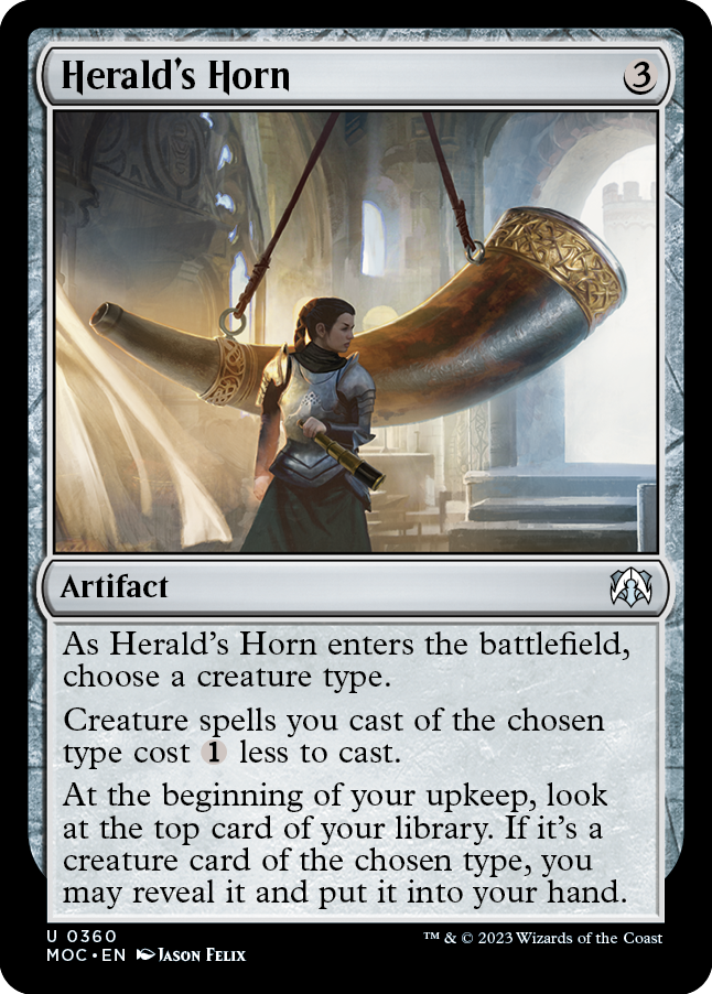 Herald's Horn (360) [Commander: March of the Machine]