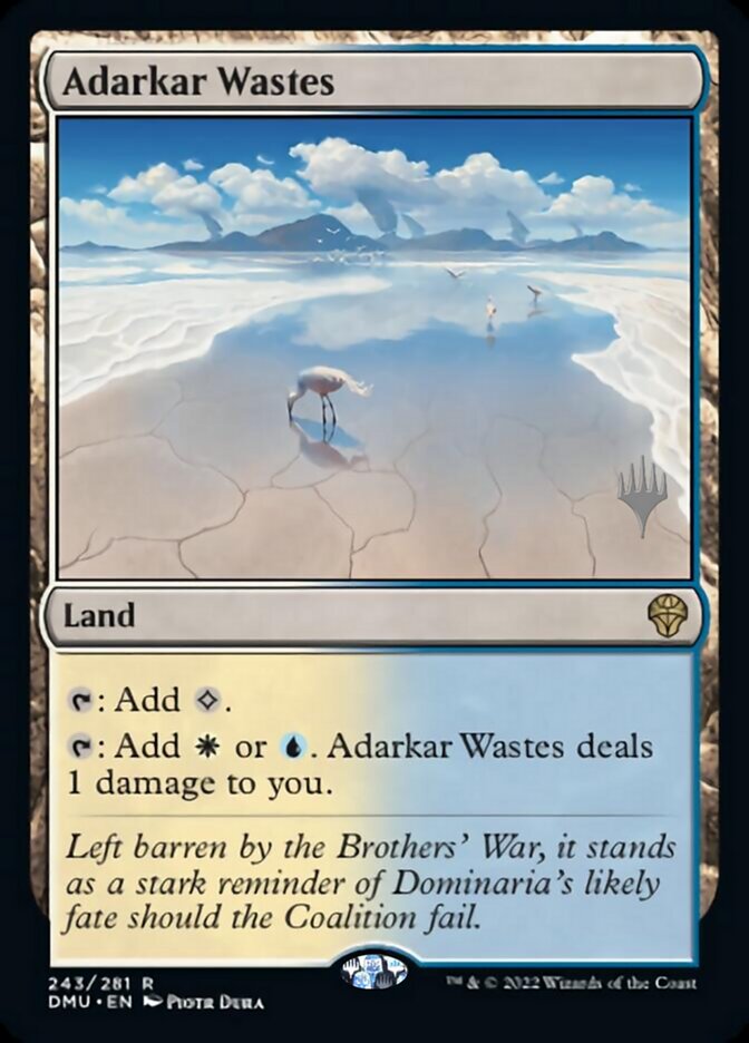 Adarkar Wastes (243) [Promo Pack: Dominaria United]