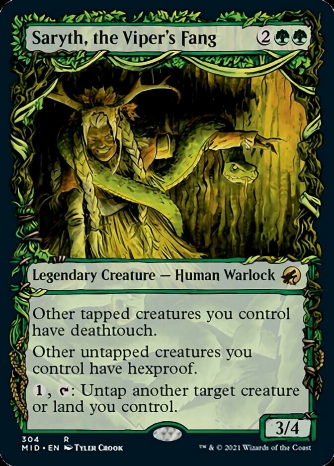 Saryth, the Viper's Fang (Showcase) (304) [Innistrad: Midnight Hunt]