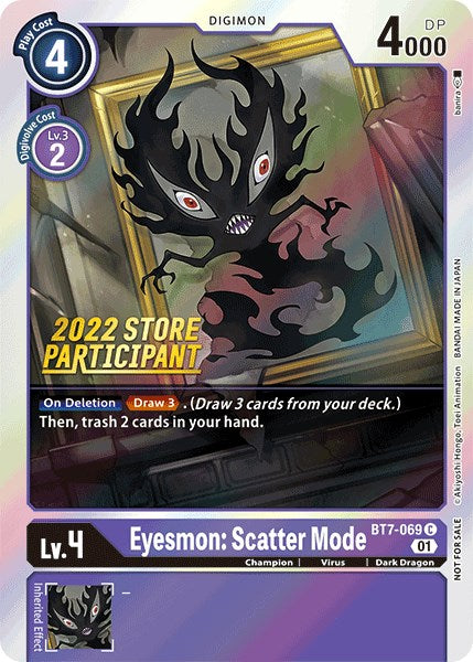 Eyesmon: Scatter Mode (2022 Store Participant) (BT7-069 C) [Next Adventure]