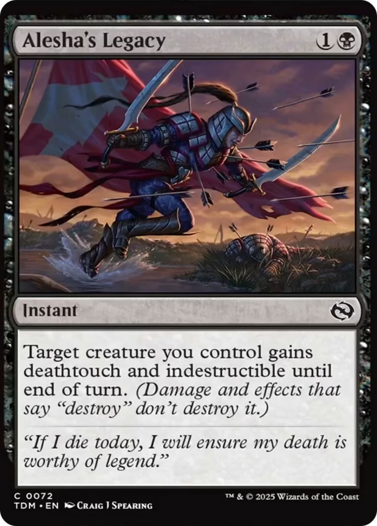 Alesha's Legacy (72) [Tarkir: Dragonstorm]