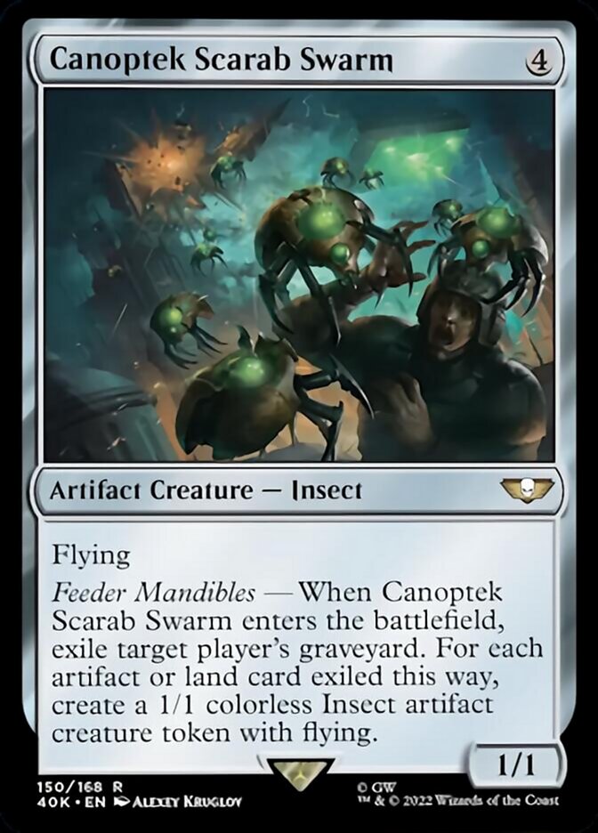 Canoptek Scarab Swarm (Surge Foil) (150) [Universes Beyond: Warhammer 40,000]
