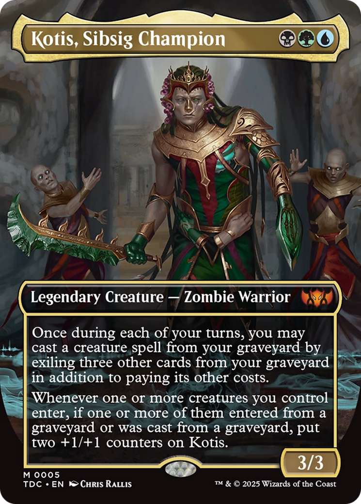 Kotis, Sibsig Champion (Borderless) (5) [Commander: Tarkir: Dragonstorm]