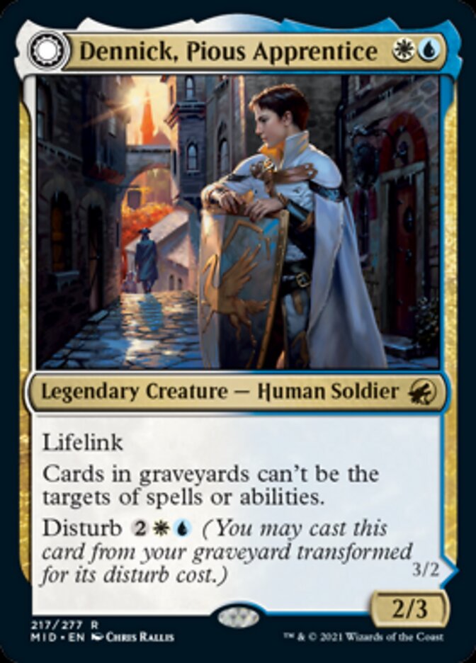 Dennick, Pious Apprentice (217) [Innistrad: Midnight Hunt]