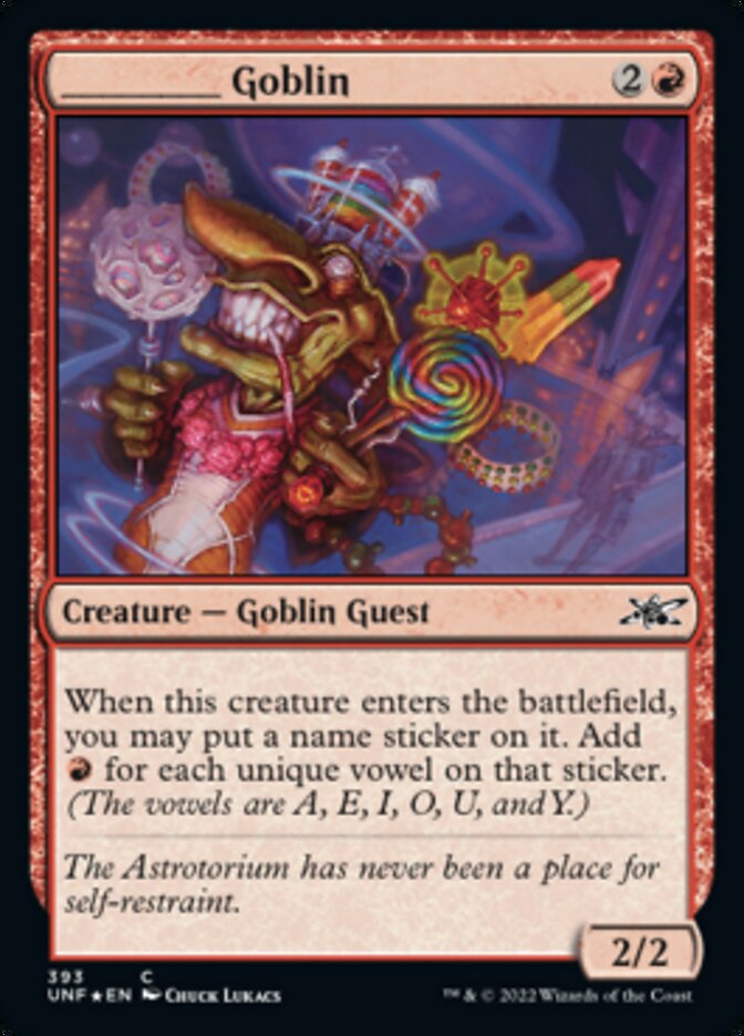 _____ Goblin (Galaxy Foil) (393) [Unfinity]