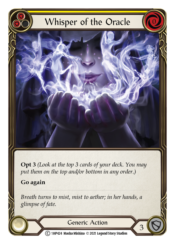 Whisper of the Oracle (Yellow) (1HP424) [History Pack Vol.1]