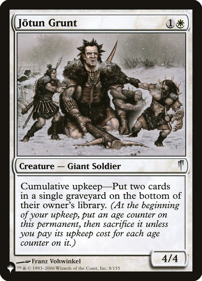 Jotun Grunt (8/155) [The List Reprints]