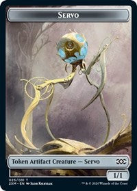 Servo // Thopter (008) Double-Sided Token (25 // 8) [Double Masters]