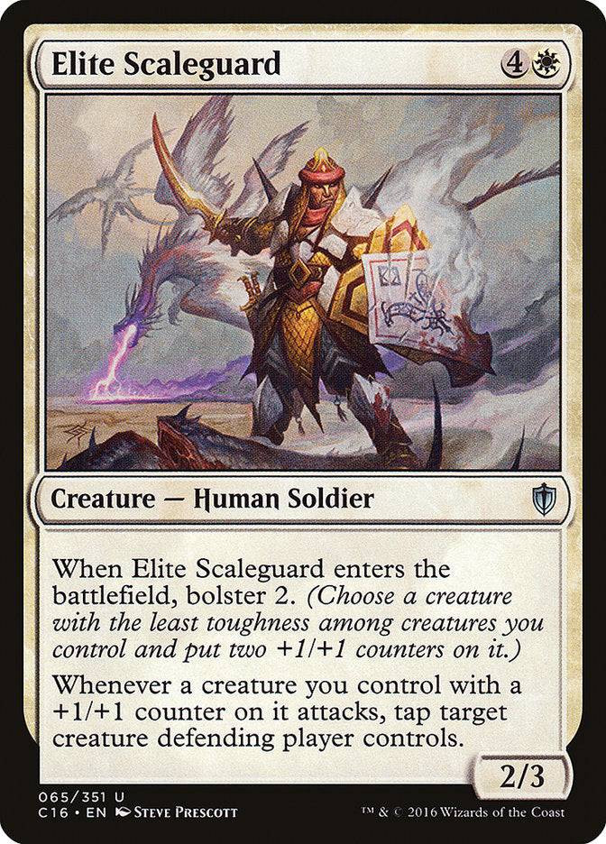Elite Scaleguard (65) [Commander 2016]