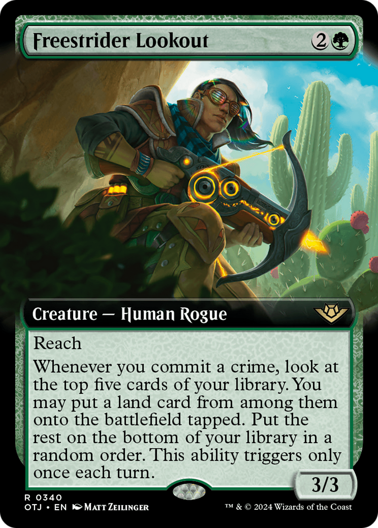 Freestrider Lookout (Extended Art) (340) [Outlaws of Thunder Junction]