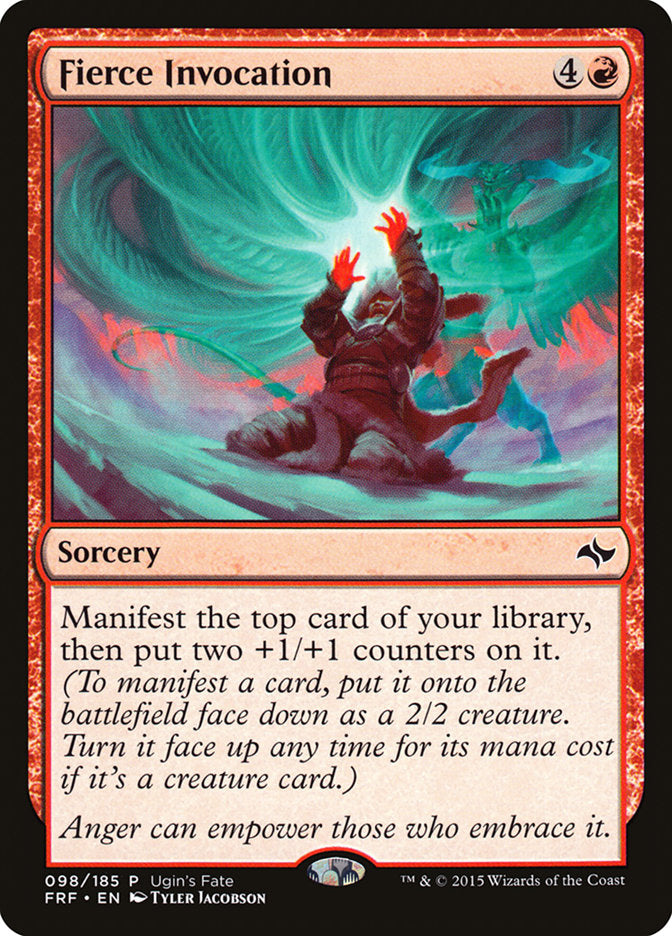 Fierce Invocation (98) [Ugin's Fate Promos]
