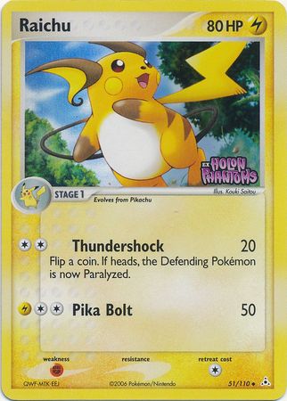 Raichu (51/110) [EX Holon Phantoms]