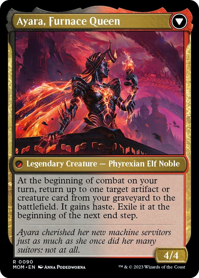 Ayara, Widow of the Realm (90) [March of the Machine]