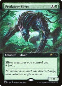 Predatory Sliver (Extended Art) [Secret Lair Drop Promos]