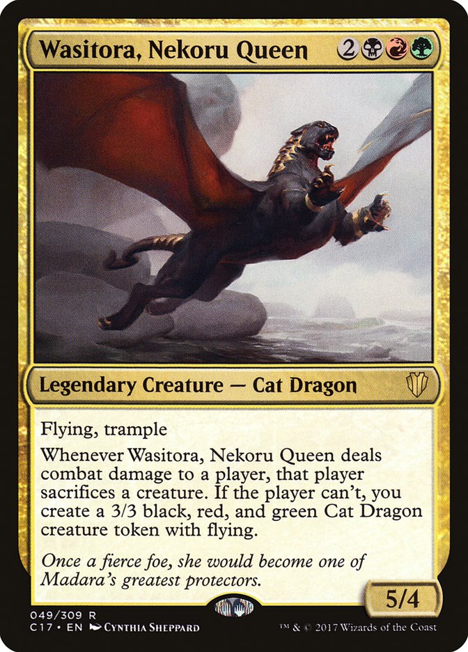 Wasitora, Nekoru Queen (49) [Commander 2017]