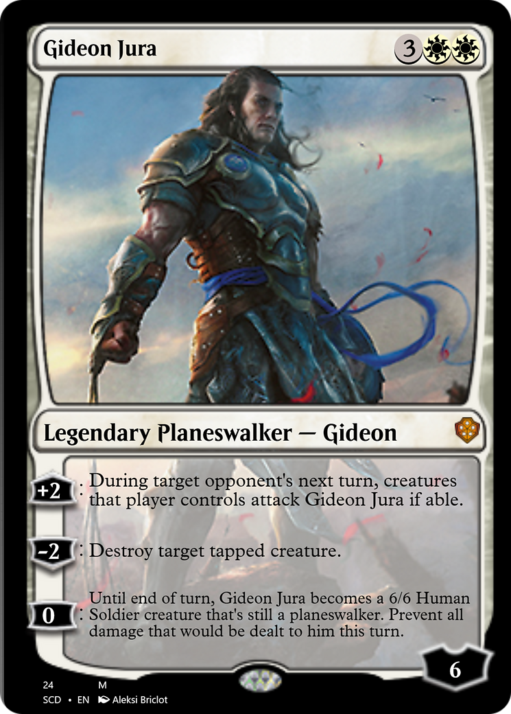 Gideon Jura (24) [Starter Commander Decks]