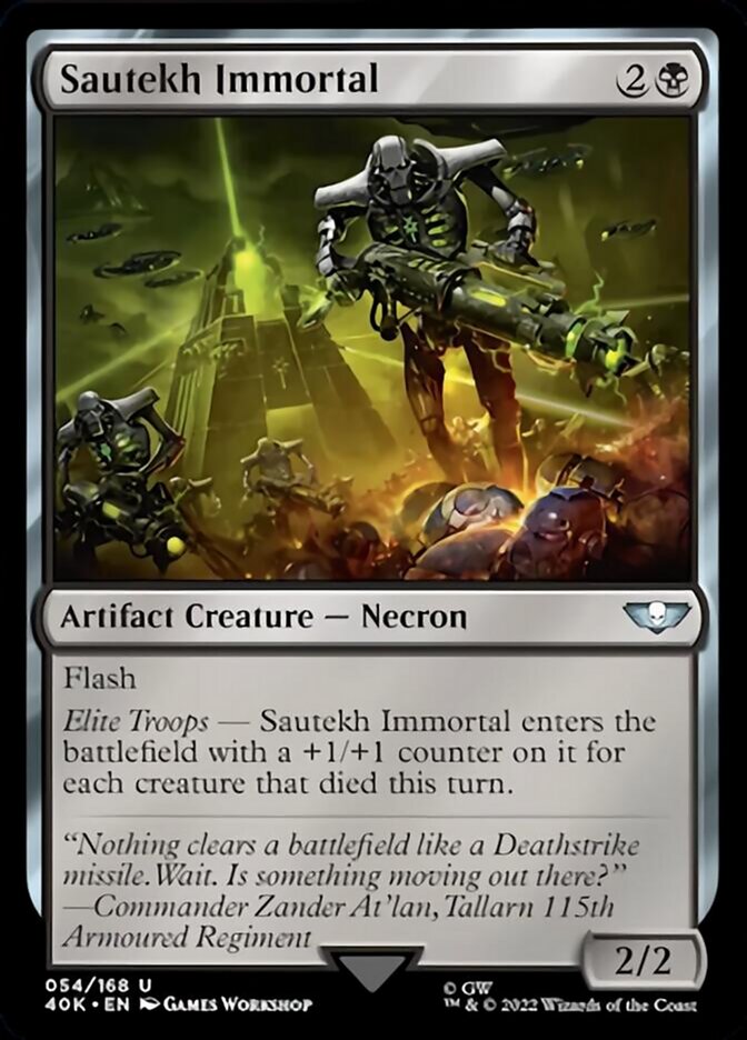 Sautekh Immortal (Surge Foil) (54) [Universes Beyond: Warhammer 40,000]