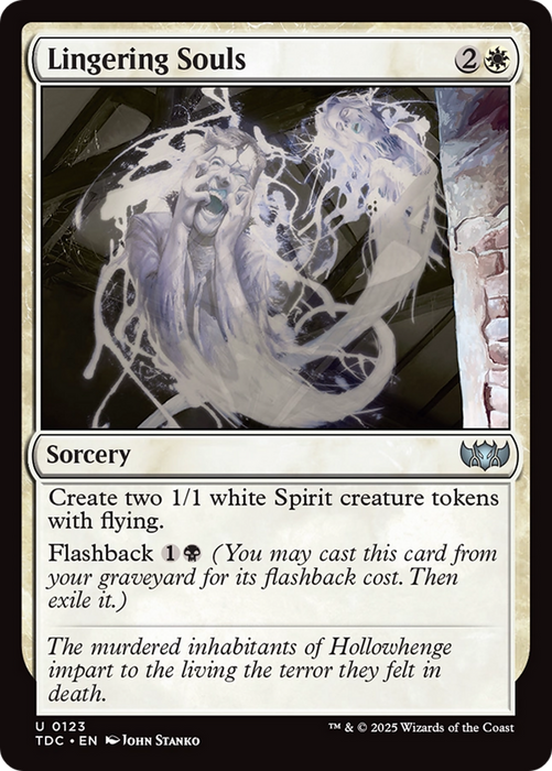 Lingering Souls [Tarkir: Dragonstorm Commander]