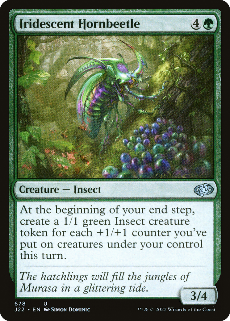 Iridescent Hornbeetle (678) [Jumpstart 2022]
