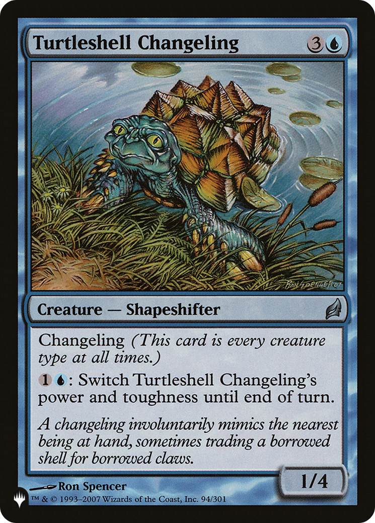 Turtleshell Changeling (94/301) [The List Reprints]