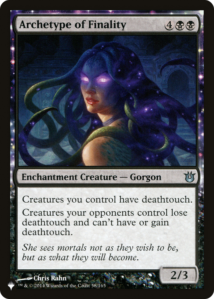 Archetype of Finality (58/165) [The List Reprints]