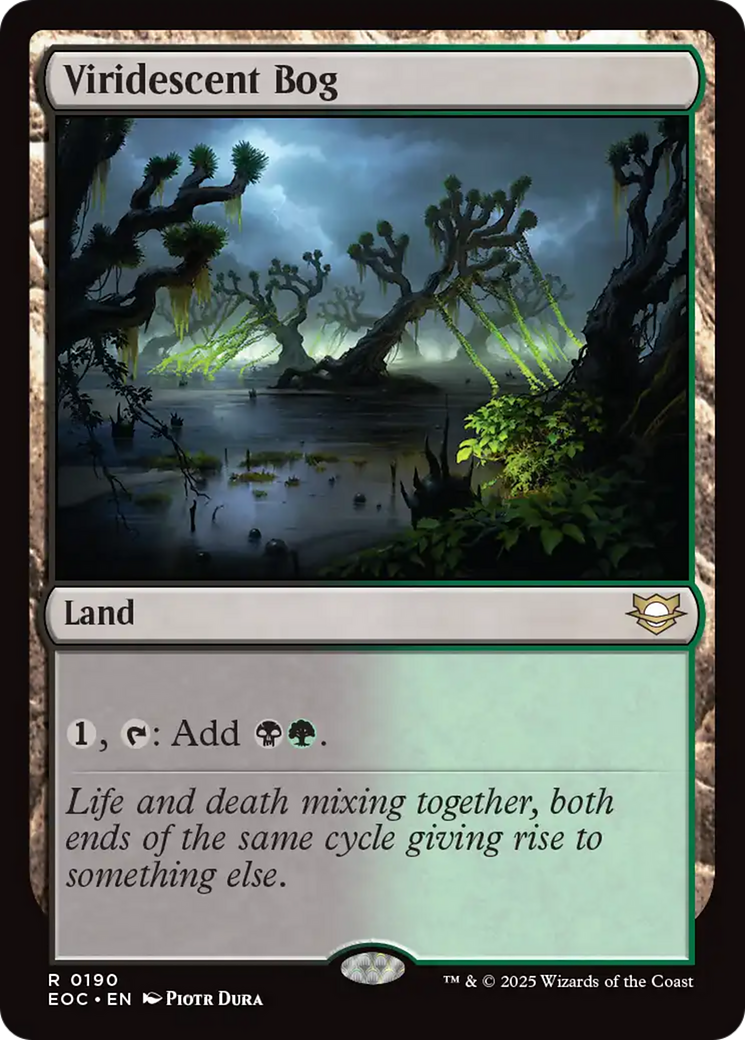 Viridescent Bog (190) [Commander: Edge of Eternities]