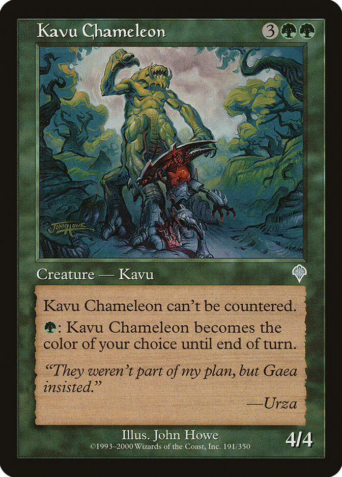 Kavu Chameleon (191) [Invasion]