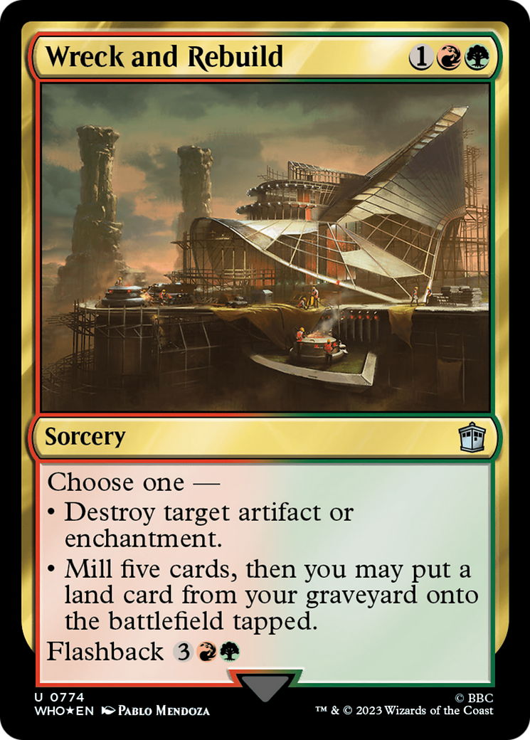 Wreck and Rebuild (Surge Foil) (774) [Universes Beyond: Doctor Who]
