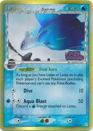 Latios - 012/110 (Delta Species) (12/110) [EX Holon Phantoms]