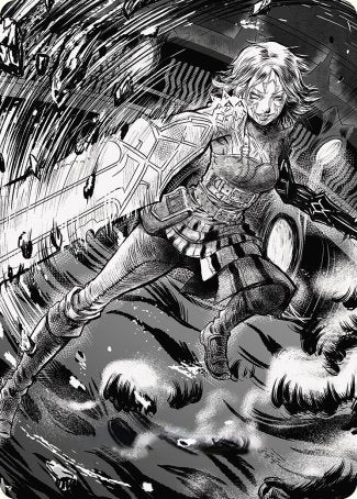 Nahiri, the Unforgiving Art Card (80/81) (80) [Art Series: Phyrexia: All Will Be One]