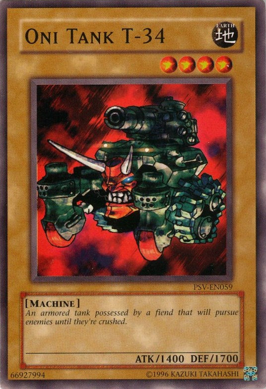 Oni Tank T-34 (PSV-EN059) [Pharaoh's Servant (Worldwide English)]