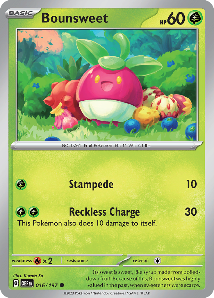 Bounsweet (016/197) [SV03: Obsidian Flames]