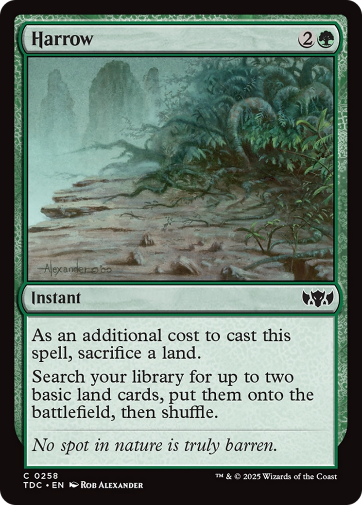 Harrow (258) [Commander: Tarkir: Dragonstorm]