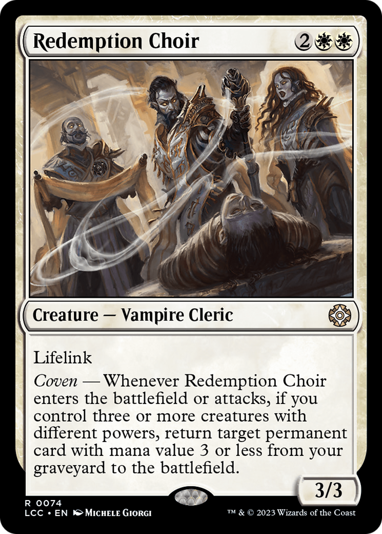 Redemption Choir (74) [Commander: The Lost Caverns of Ixalan]