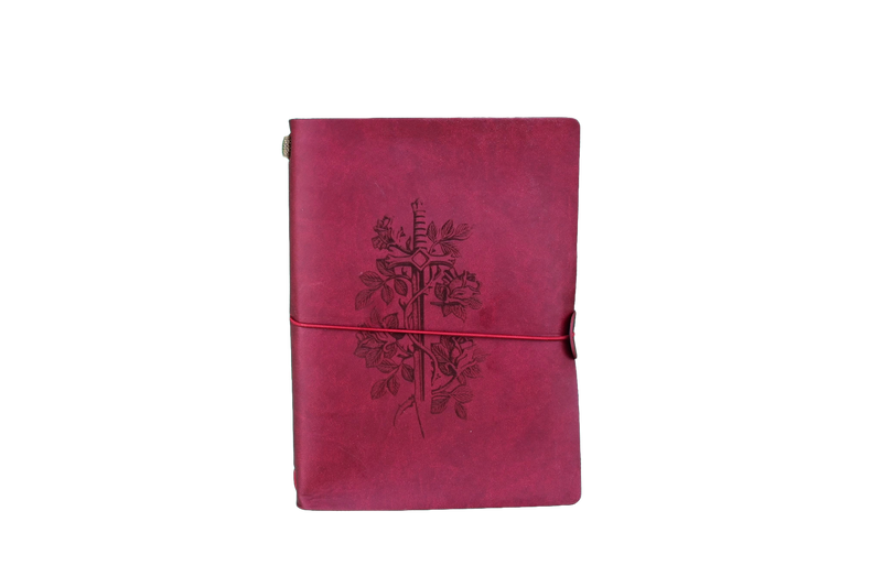 Character Journal - Red and Rose/Sword