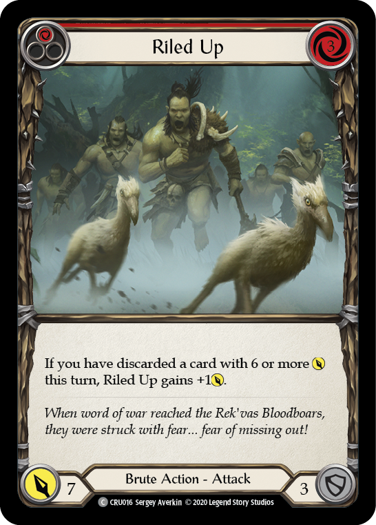 Riled Up (Red) (CRU016) [Crucible of War]