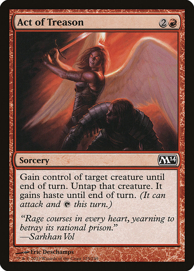 Act of Treason (125) [Magic 2014 (M14)]