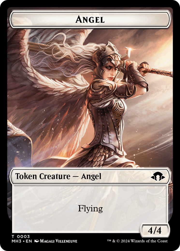 Phyrexian Germ // Angel Double-Sided Token (16 // 3) [Modern Horizons 3]