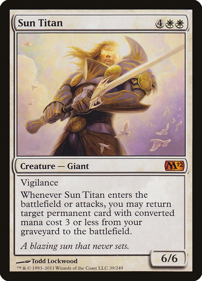 Sun Titan (39) [Magic 2012 (M12)]