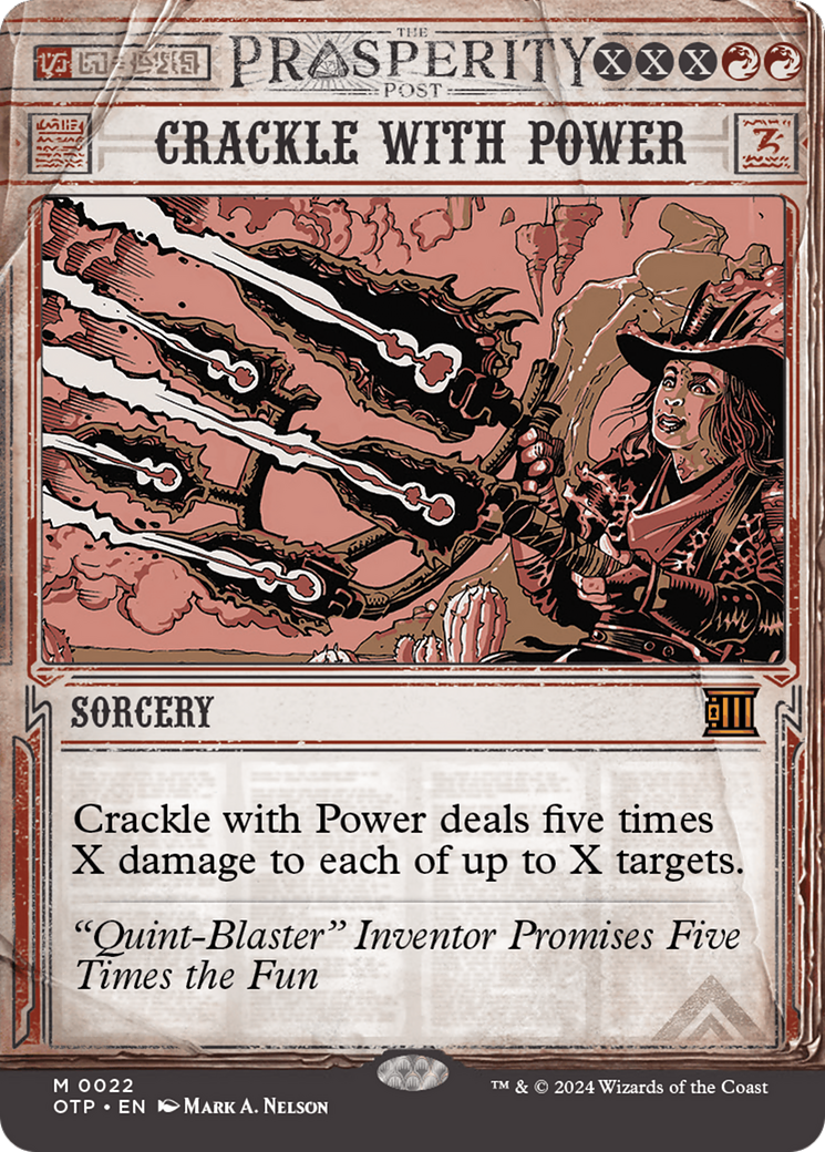 Crackle with Power (22) [Outlaws of Thunder Junction: Breaking News]