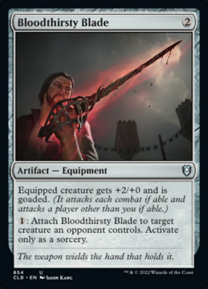 Bloodthirsty Blade (854) [Commander Legends: Battle for Baldur's Gate]