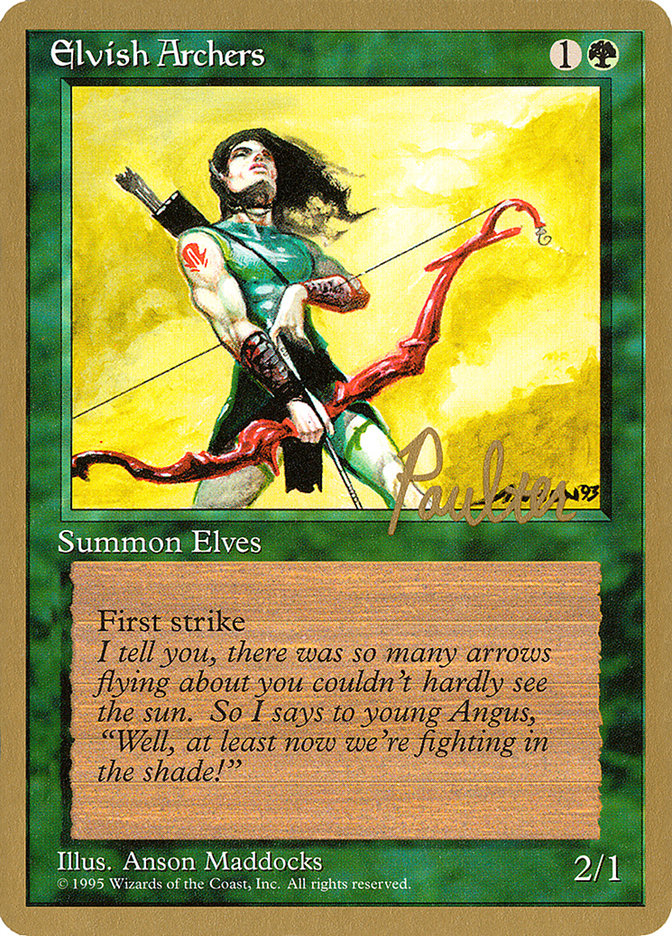 Elvish Archers - 1996 Preston Poulter (4ED) [World Championship Decks]