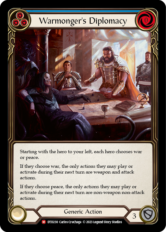 Warmonger's Diplomacy (DTD230) [Dusk till Dawn]