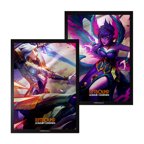 Riftbound: Vendetta Art Sleeves - Kayle vs Morgana