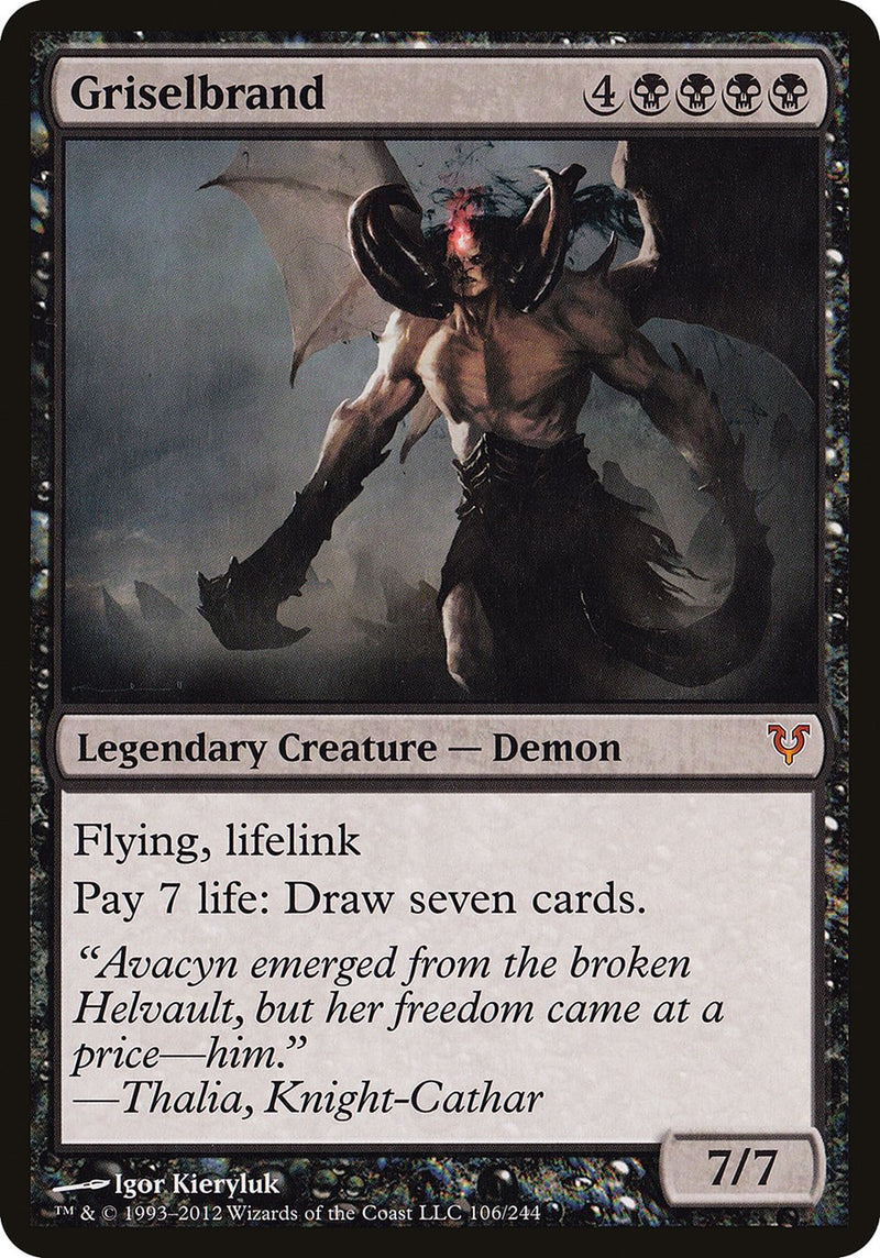 Griselbrand (Avacyn Restored) (106) [Oversize Cards]